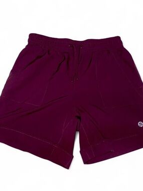 Mondetta Women's Athletic Drawstring Shorts - Plum